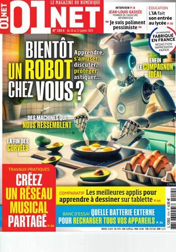 01net, le magazine du numérique N° 1014 du 10 au 23 Janvier 2024